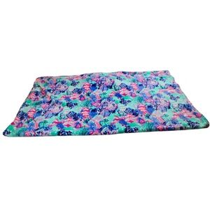 Lilly‎ Pulitzer travel blanket fold up pillow